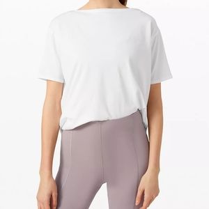Lululemon Back In Action Short Sleeve Tee Shirt